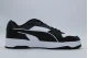 Puma RBD Break Low Ανδρικά Sneakers Λευκά, Μαύρα