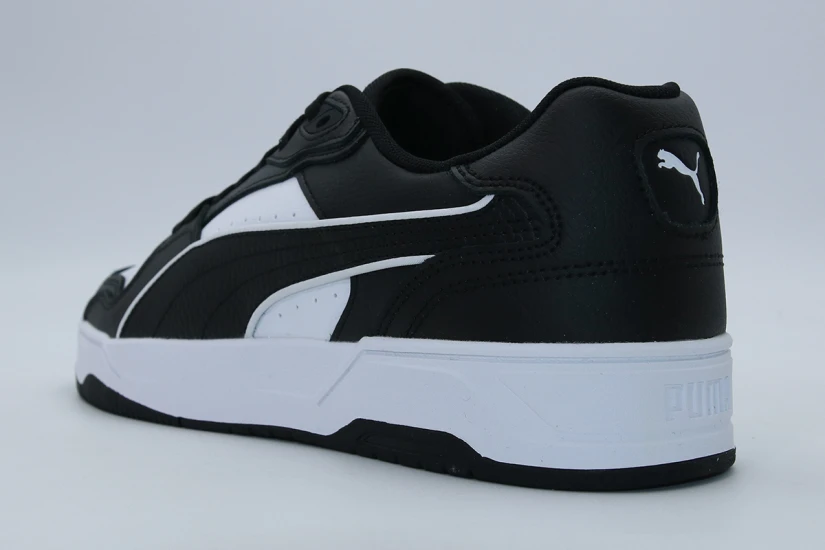 Puma RBD Break Low Ανδρικά Sneakers Λευκά, Μαύρα