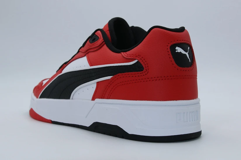 Puma RBD Break Low Ανδρικά Sneakers Λευκά, Κόκκινα, Μαύρα