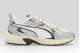Puma Milenio Tech Sneakers Εκρού, Ασημί, Μαύρα, Λευκά