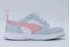 Puma Rebound V6 Low Space Belle Βρεφικά Sneakers Γκρι, Λευκά, Ροζ