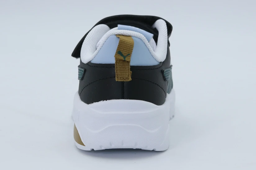 Puma Trinity 2 LT Run Fun Βρεφικά Sneakers Μαύρα, Λευκά, Κυπαρισσί
