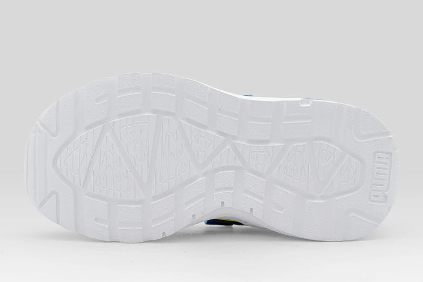 Puma Trinity 2 LT Βρεφικά Sneakers Μπλε, Λευκά, Μπλε Σκούρο, Κίτρινα