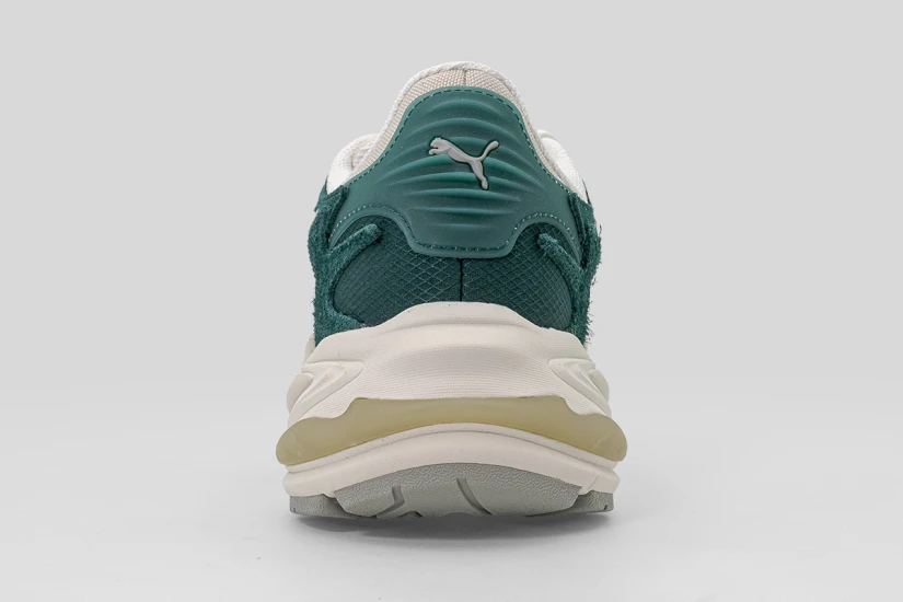 Puma RS Surge Hairy Suede Ανδρικά Sneakers Κυπαρισσί, Εκρού