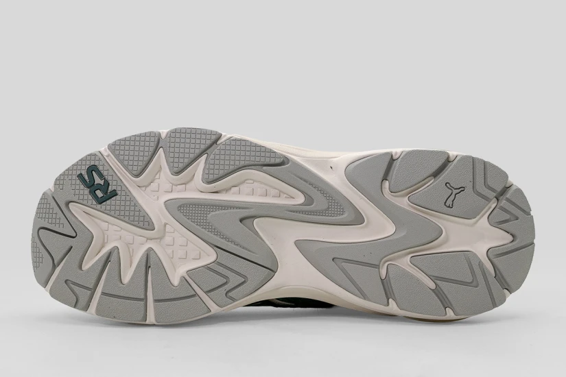 Puma RS Surge Hairy Suede Ανδρικά Sneakers Κυπαρισσί, Εκρού