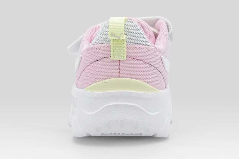 Puma Trinity 2 Βρεφικά Sneakers Λευκά, Γκρι, Ροζ, Κίτρινα