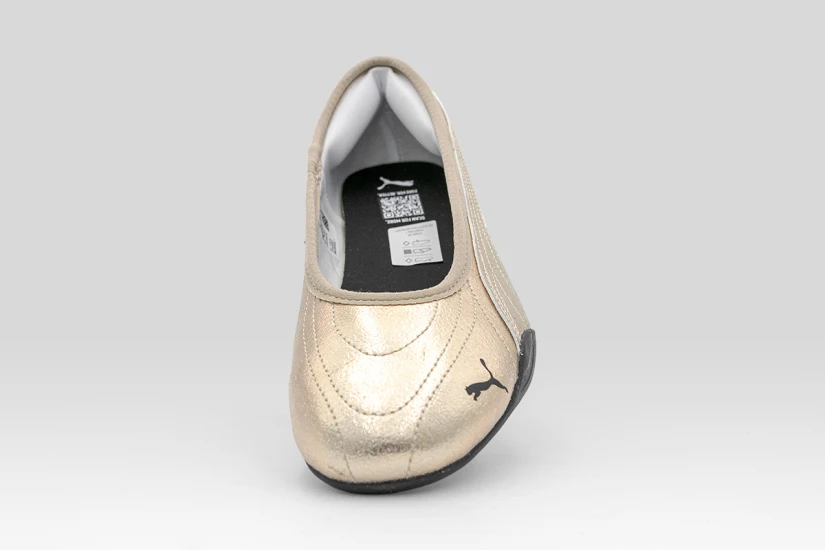 Puma Catch Metallic Whisper Γυναικείες Μπαλαρίνες Χρυσές