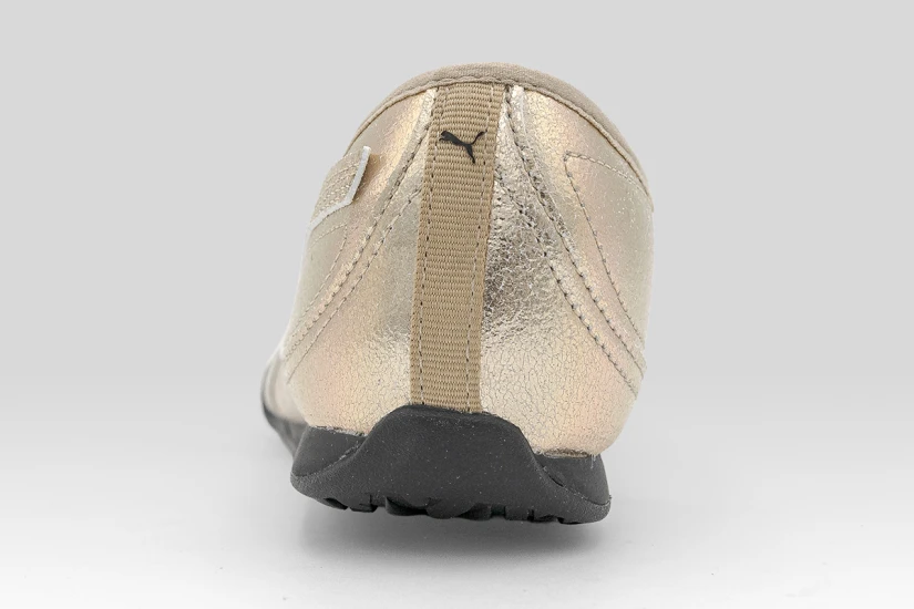 Puma Catch Metallic Whisper Γυναικείες Μπαλαρίνες Χρυσές