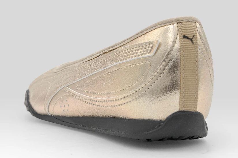 Puma Catch Metallic Whisper Γυναικείες Μπαλαρίνες Χρυσές