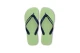 Havaianas Brasil Logo Unisex Σαγιονάρες Πράσινες, Μπλε