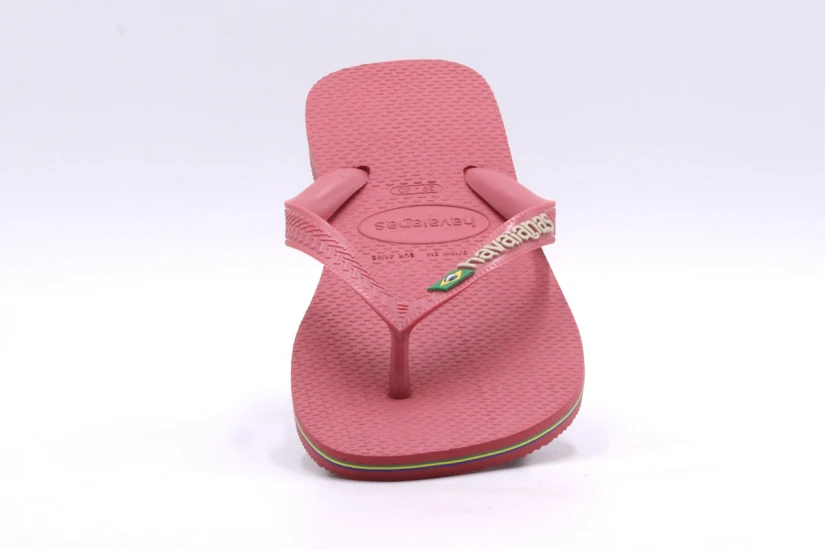 Havaianas Brasil Logo Unisex Σαγιονάρες Σάπιο Μήλο