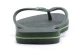 Havaianas Brasil Logo Unisex Σαγιονάρες Χακί, Λευκές