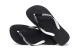 Havaianas Top Mix Unisex Σαγιονάρες Μαύρες, Λευκές
