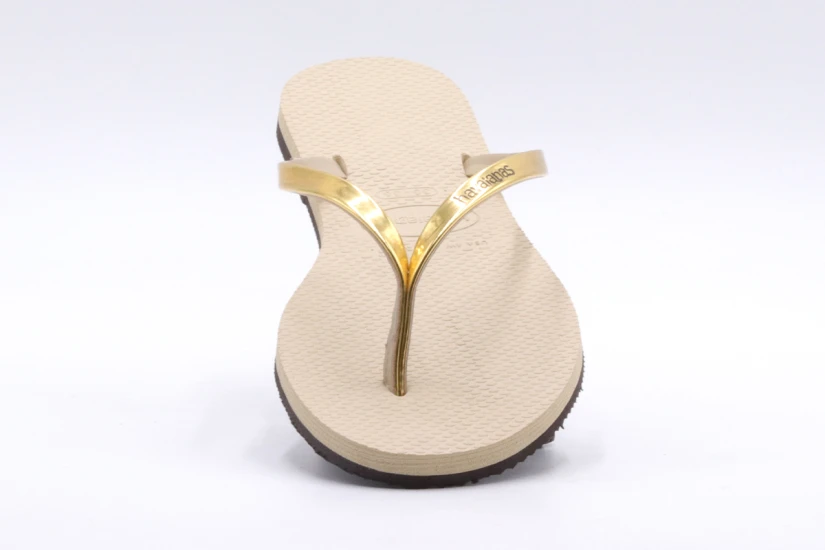 Havaianas You Metallic Σαγιονάρες Μπεζ, Χρυσές