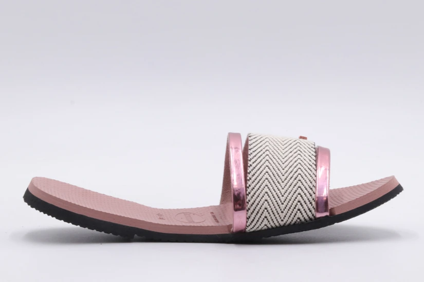 Havaianas You Transcoso Premium Παντόφλες Ροζ, Λευκές