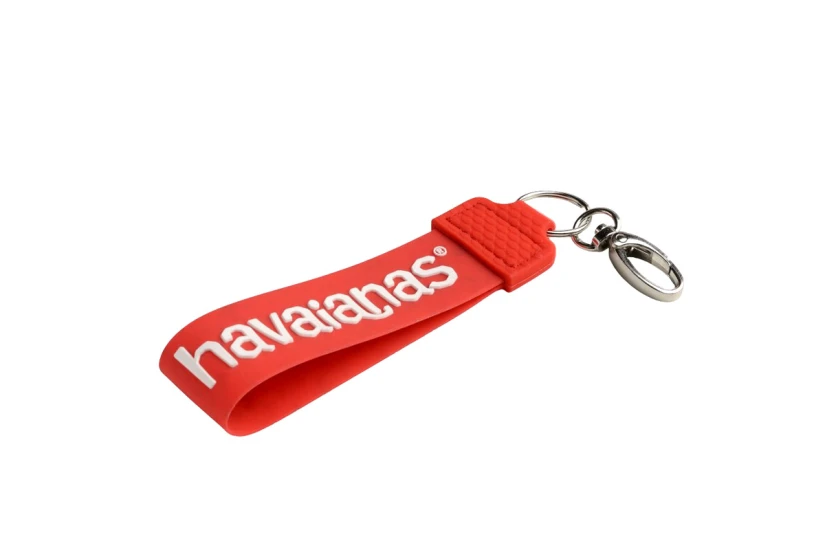Havaianas Chaveiro Μπρελόκ Κόκκινο, Λευκό
