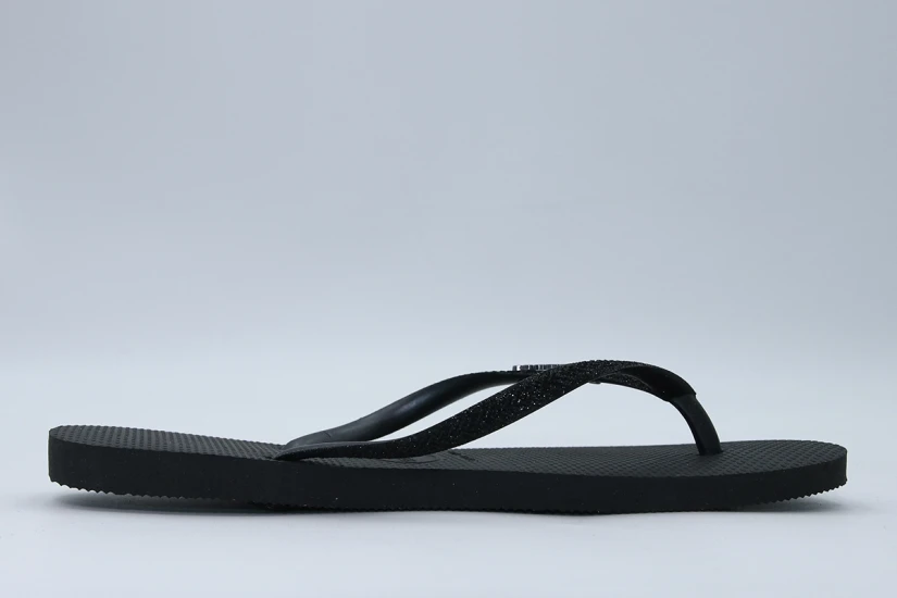 Havaianas Slim Glitter II Σαγιονάρες Μαύρες