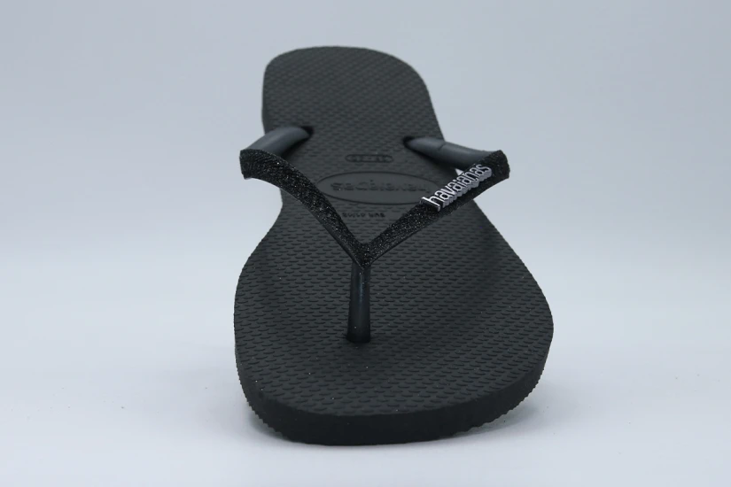 Havaianas Slim Glitter II Σαγιονάρες Μαύρες