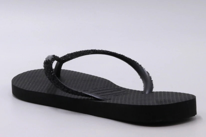 Havaianas Slim Glitter II Σαγιονάρες Μαύρες