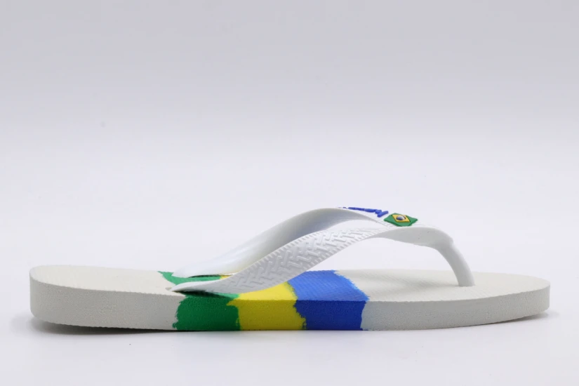 Havaianas Brasil Tech Unisex Σαγιονάρες Λευκές, Μπλε, Κίτρινες, Πράσινες