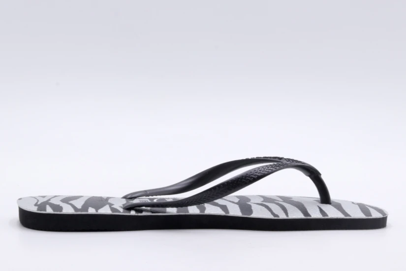 Havaianas Slim Animals Glitter Σαγιονάρες Λευκές, Μαύρες