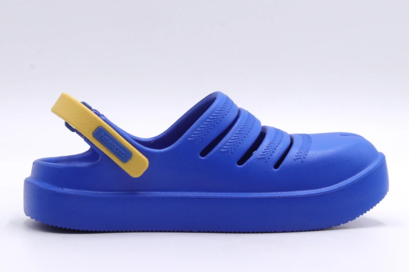 Havaianas Βρεφικά-Παιδικά Σαμπό Μπλε, Κίτρινα