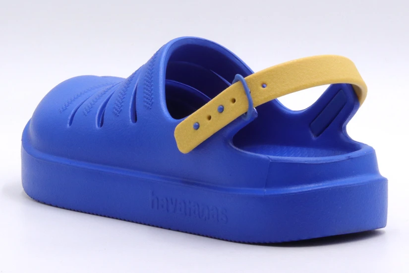 Havaianas Βρεφικά-Παιδικά Σαμπό Μπλε, Κίτρινα