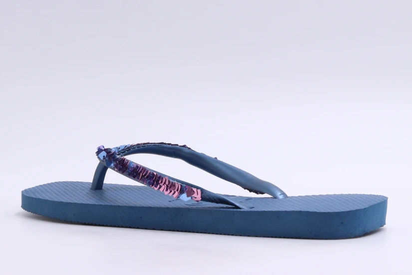 Havaianas Slim Square Magic Sequin Σαγιονάρες Μπλε Σκούρο