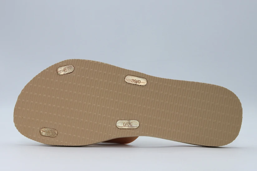 Havaianas Aqua Metallic Παντόφλες Χρυσές, Μπεζ