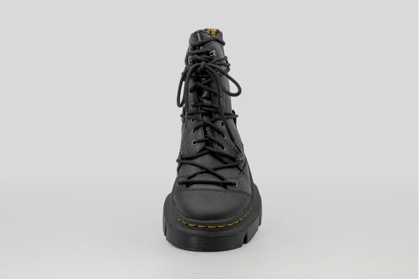 Dr. Martens DMXL 8-Eye Leather Γυναικεία Μποτάκια Μαύρα