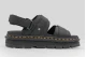 Dr. Martens Zebzag Pisa Leather Platform Γυναικεία Σανδάλια Μαύρα