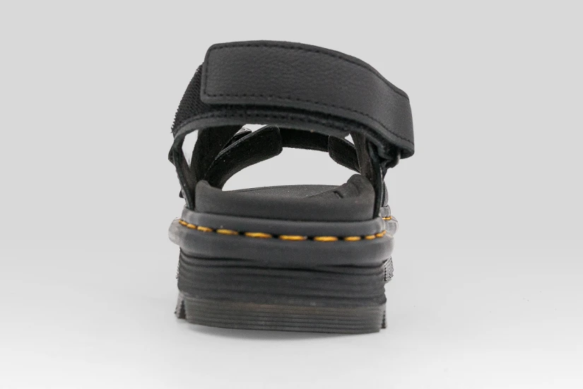 Dr. Martens Zebzag Pisa Leather Platform Γυναικεία Σανδάλια Μαύρα