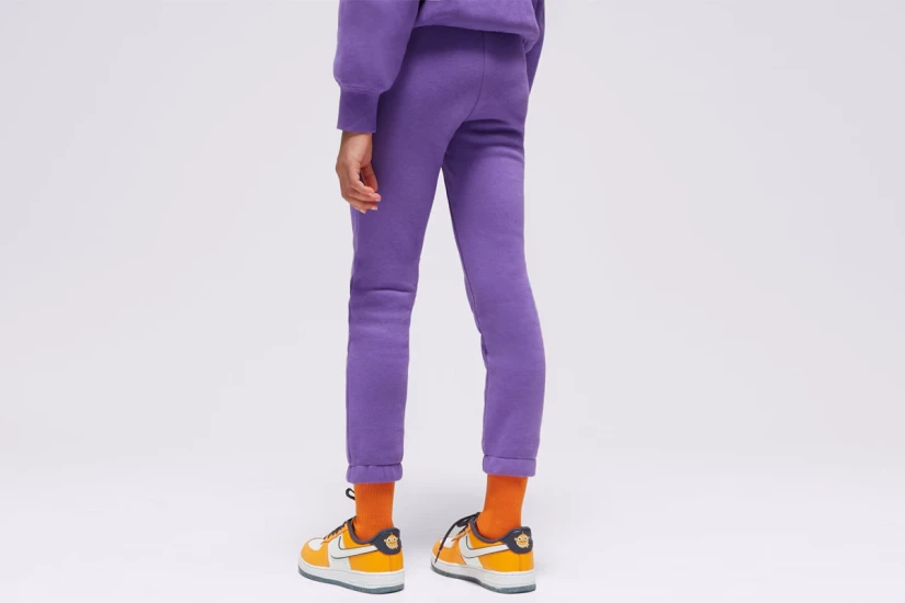 Jordan Icon Play Fleece Παντελόνι Φόρμας Μωβ