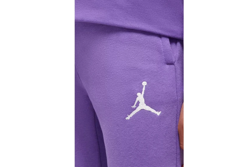Jordan Icon Play Fleece Παντελόνι Φόρμας Μωβ
