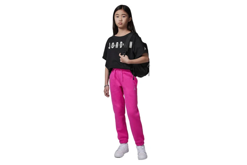 Jordan Brooklyn Essentials Παιδικό Παντελόνι Φόρμας Φούξια