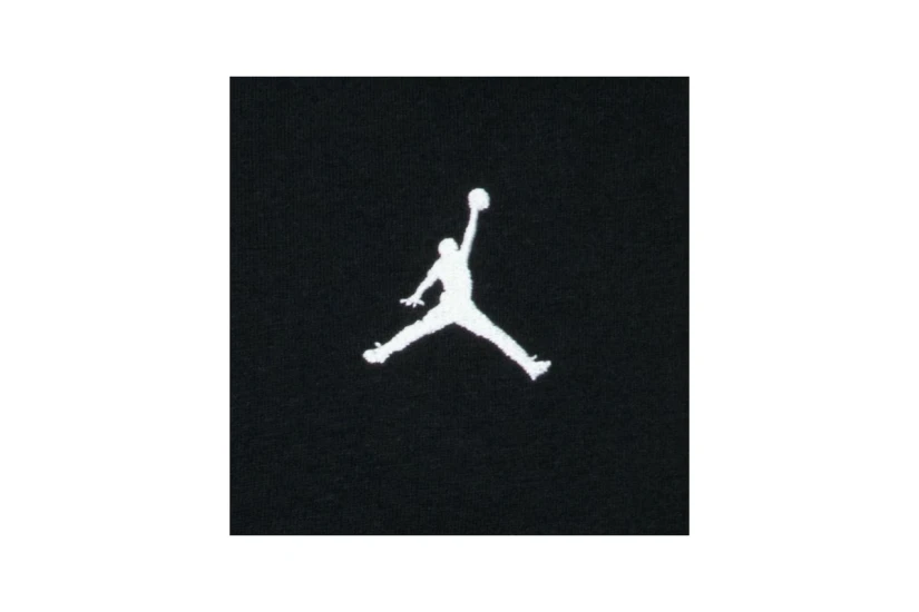 Jordan Brooklyn Essentials Embroidered Παιδικό Κοντομάνικο T-Shirt Μαύρο