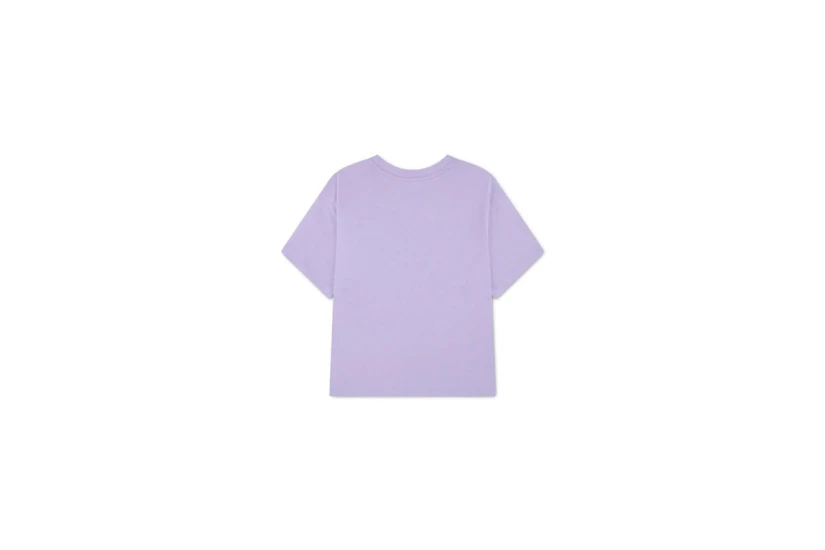 Jordan Brooklyn Essentials Embroidered Παιδικό Κοντομάνικο T-Shirt Λιλά