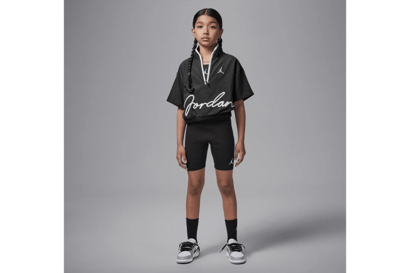 Jordan Dri-Fit Essentials Παιδικό Κοντό Κολάν Μαύρο