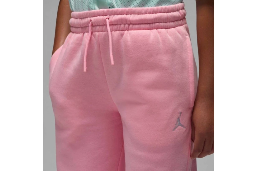 Jordan Brooklyn Fleece Παιδικό Παντελόνι Φόρμας Ροζ