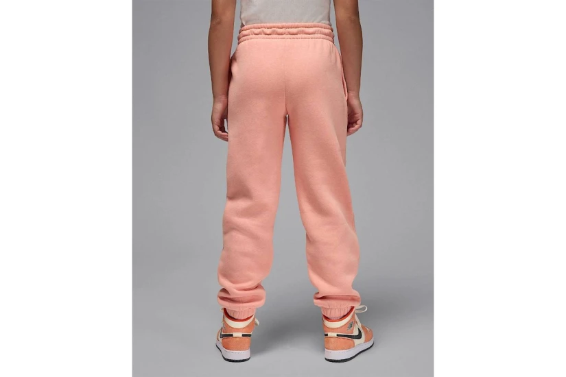 Jordan Brooklyn Fleece Παιδικό Παντελόνι Φόρμας Σομόν