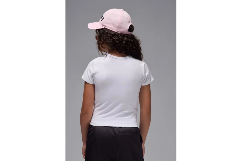 Jordan Brooklyn Essentials Παιδικό Κοντομάνικο T-Shirt Λευκό