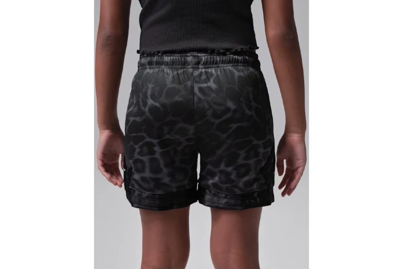 Jordan Dri-Fit Printed Sport Diamond Παιδική Μπασκετική Βερμούδα Μαύρη