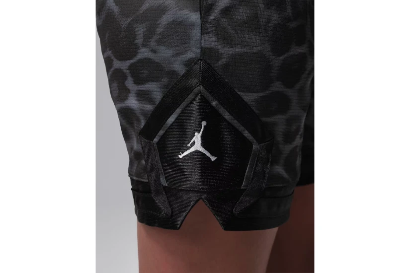 Jordan Dri-Fit Printed Sport Diamond Παιδική Μπασκετική Βερμούδα Μαύρη
