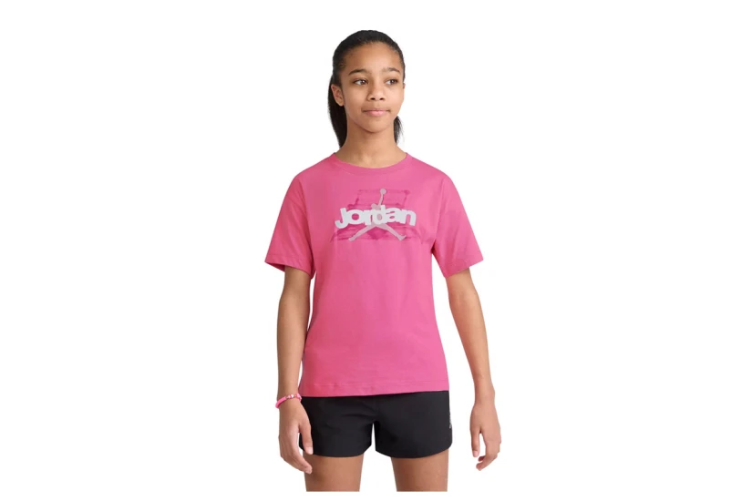 Jordan Jumpman Παιδικό Κοντομάνικο T-Shirt Ροζ