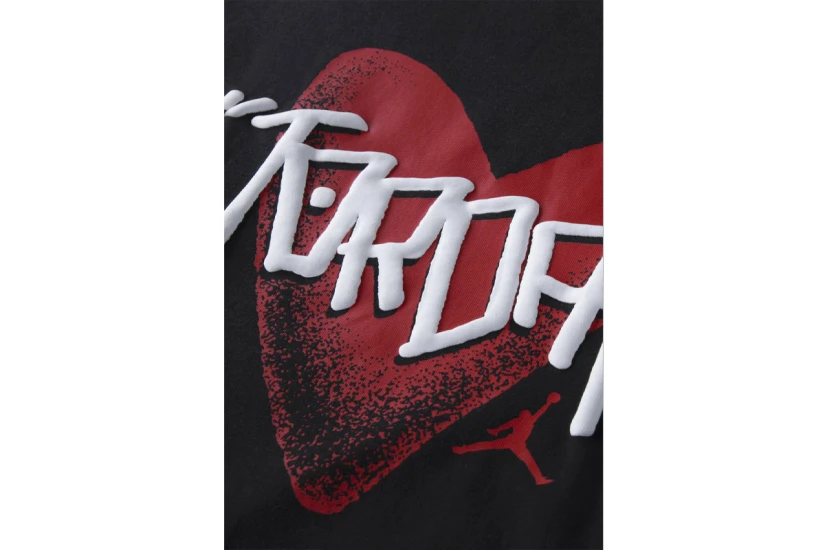 Jordan Heart Sketch Παιδικό Κοντομάνικο T-Shirt Μαύρο