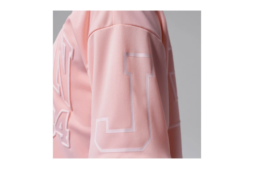 Jordan Secret Diary Jersey Παιδικό Κοντομάνικο Cropped T-Shirt Ροζ