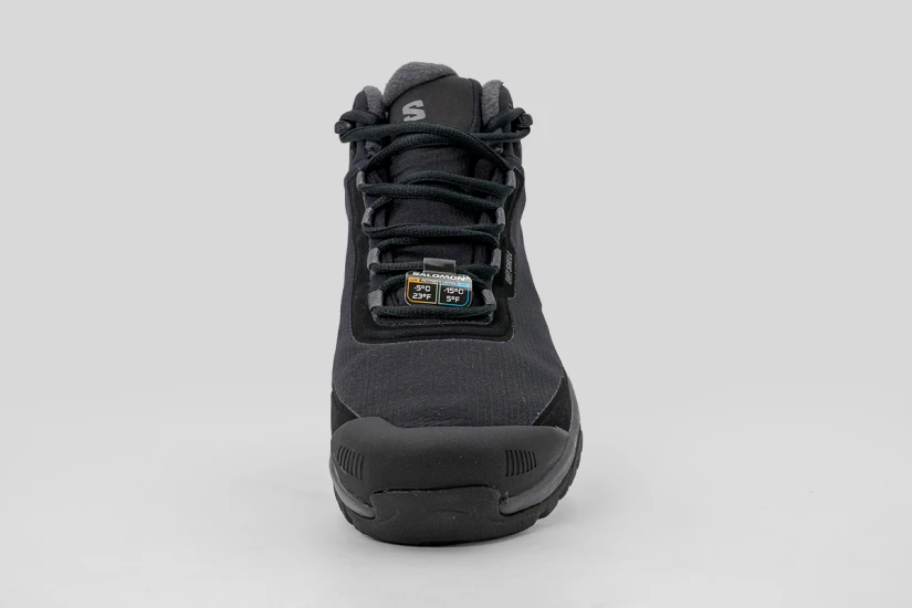 Salomon Shelter Waterproof Γυναικεία Μποτάκια Πεζοπορίας Μαύρα