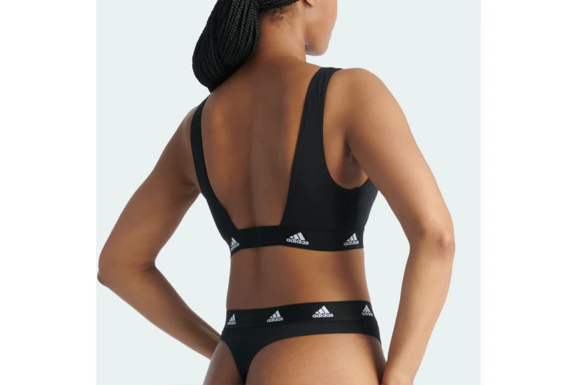 Adidas Performance Scoop Γυναικείο Bralette Μαύρο