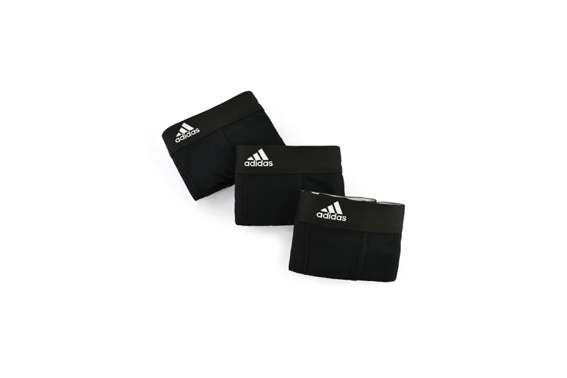 Adidas Performance Active Flex Cotton Εσώρουχο Boxer 3-Τεμάχια (4A1M02 BLACK)