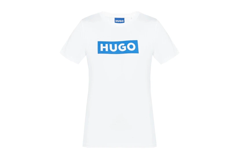 Hugo Classic Γυναικείο Κοντομάνικο T-Shirt Λευκό